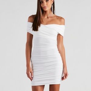 Wrapped In Chic Style Mini Dress